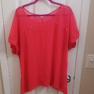 Eyeshadow Coral Blouse